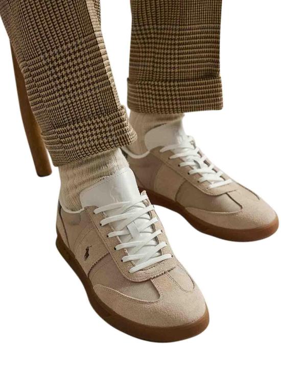 26SS 폴로 랄프로렌 스니커즈 809P09761004 Beige - POLO RALPH LAUREN