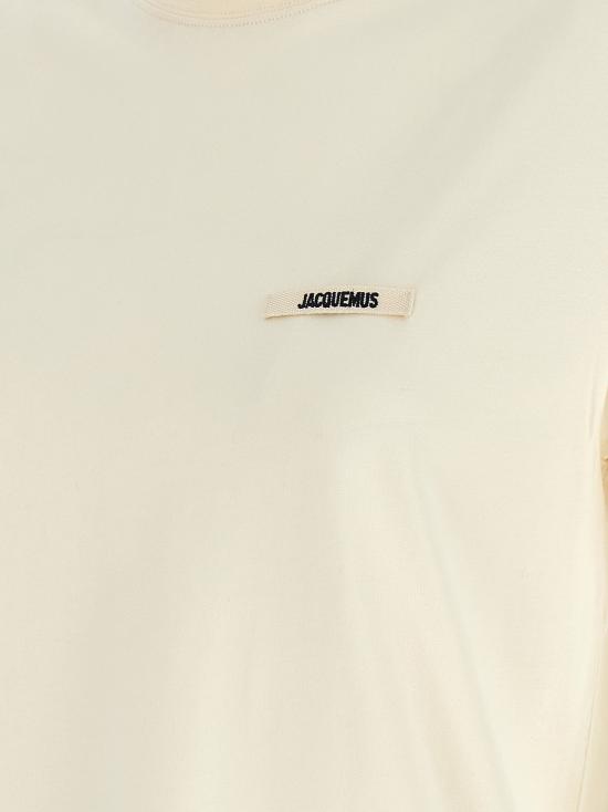 26FW 자크뮈스 반팔 티셔츠 르 그로그랭 티셔츠 베이지 - JACQUEMUS