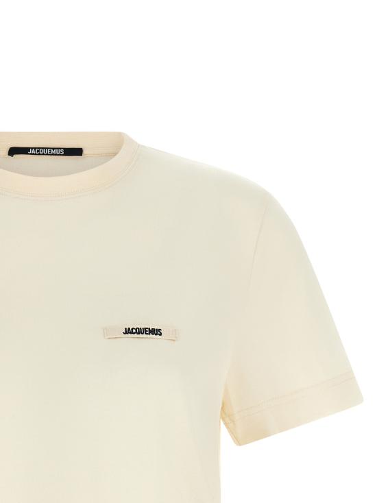 26FW 자크뮈스 반팔 티셔츠 르 그로그랭 티셔츠 베이지 - JACQUEMUS