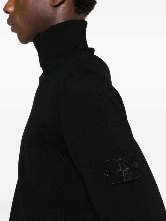 25FW 스톤 아일랜드 스웨터 K2S155100075S00FC V0029 BLACK - STONE ISLAND