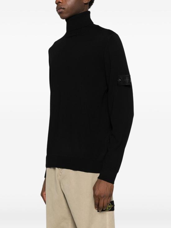 25FW 스톤 아일랜드 스웨터 K2S155100075S00FC V0029 BLACK - STONE ISLAND