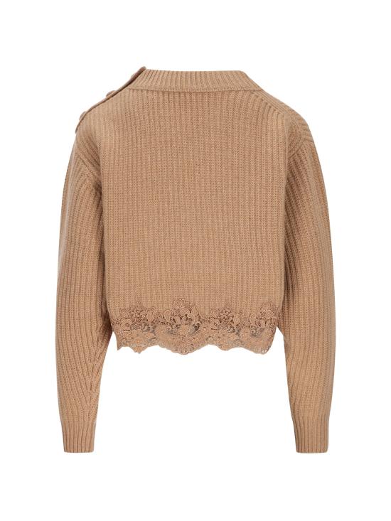 26FW 끌로에 스웨터 CH26AMP18715 218 BLEACHED BROWN - CHLOE