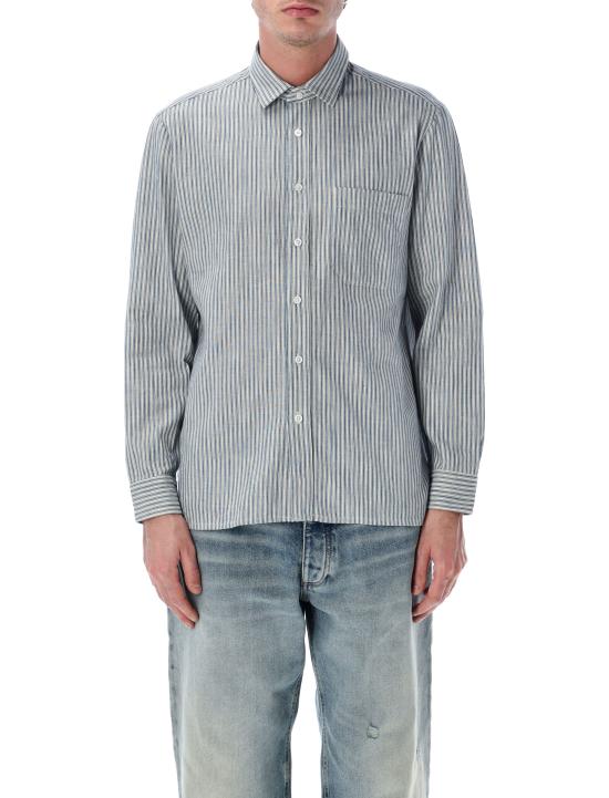 26SS 살바토레피콜로 긴팔 셔츠 TAHITISBY72 0 BLUE STRIPES