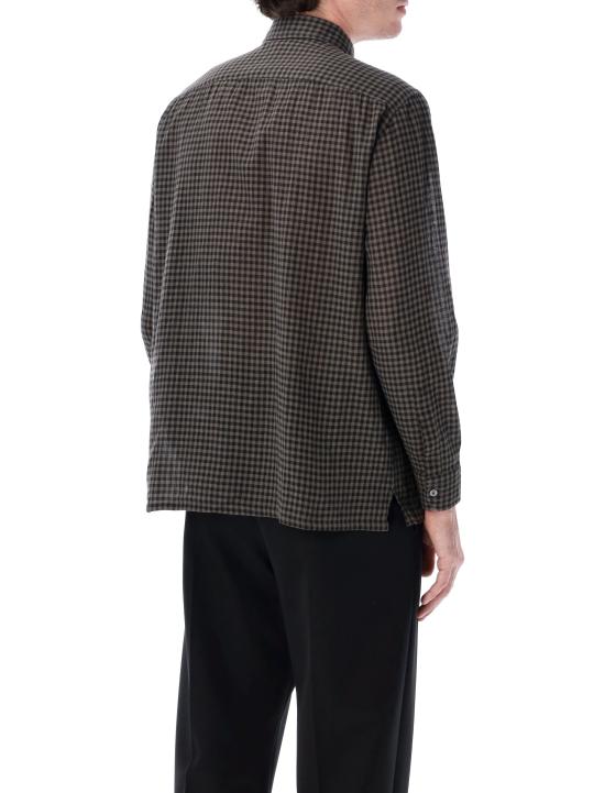 26SS 살바토레피콜로 긴팔 셔츠 TAHITIMK125 0 BLACK GREY - SALVATORE PICCOLO