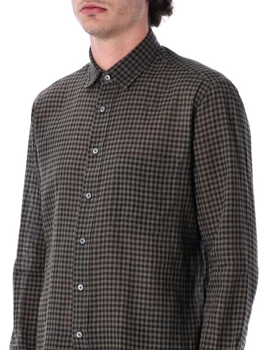 26SS 살바토레피콜로 긴팔 셔츠 TAHITIMK125 0 BLACK GREY - SALVATORE PICCOLO