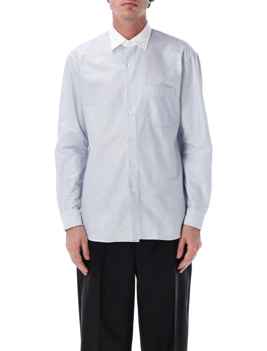 26SS 살바토레피콜로 긴팔 셔츠 ALBERTOLS24 AZ4 WHITE BLUE