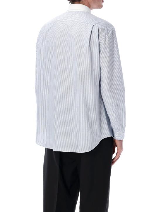 26SS 살바토레피콜로 긴팔 셔츠 ALBERTOLS24 AZ4 WHITE BLUE - SALVATORE PICCOLO