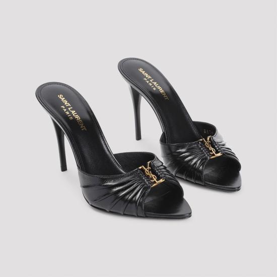 26FW 생로랑 샌들 799606AAC4K 1000 BLACK - SAINT LAURENT