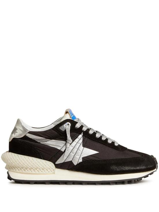 26FW 골든구스 나일론 어퍼 실버 스타 마라톤 스니커즈 GWF00684F005675 90179 BLACK SILVER