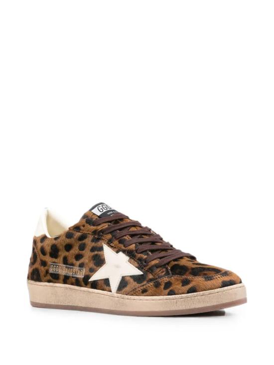 26FW 골든구스 스니커즈 GMF00117F008703 55655 BROWN CREAM LEO - GOLDEN GOOSE
