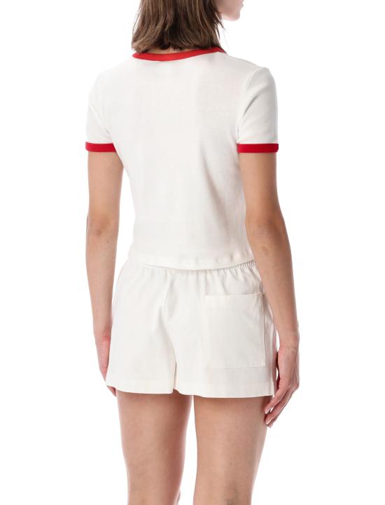26SS 스포티앤리치 반팔 티셔츠 TO073710509WH52 3934 WHITE RUBY - SPORTY & RICH