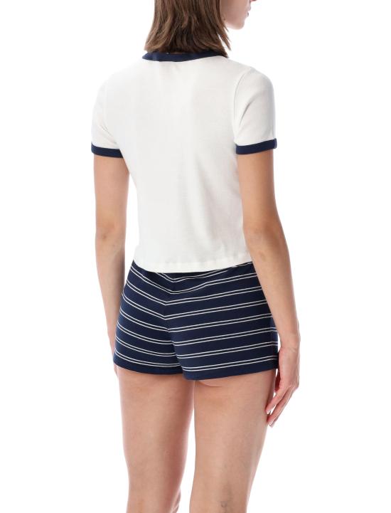 26SS 스포티앤리치 반팔 티셔츠 TO073710509WH50 3922 WHITE NAVY - SPORTY & RICH