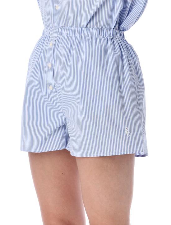 26SS 스포티앤리치 스트레이트 팬츠 SH035710302ST02 3896 BLUE WHITE - SPORTY & RICH