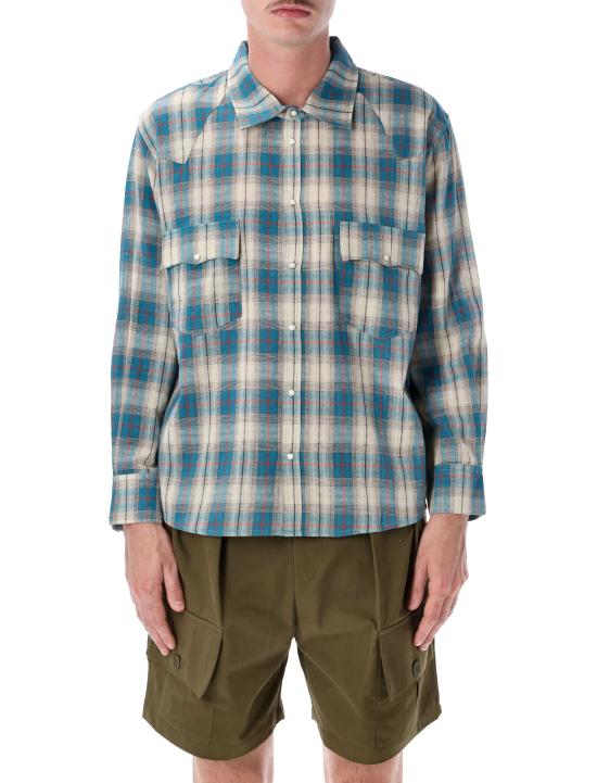 26SS 파운드 긴팔 셔츠 FOSS26SR04012 0092 BLUE