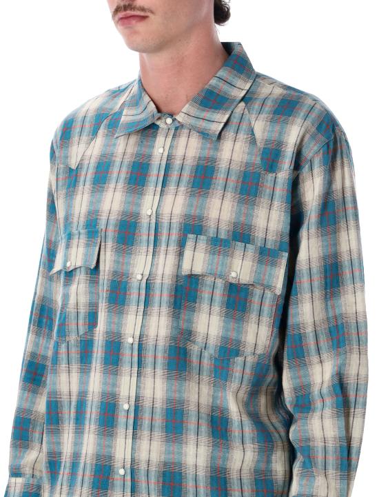 26SS 파운드 긴팔 셔츠 FOSS26SR04012 0092 BLUE - FOUND