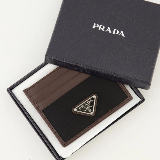 26SS 프라다 앤티크 레더 가죽 카드 지갑 앤티크 레더 가죽 카드 지갑 2MC0252DW3 F0002 NERO - PRADA
