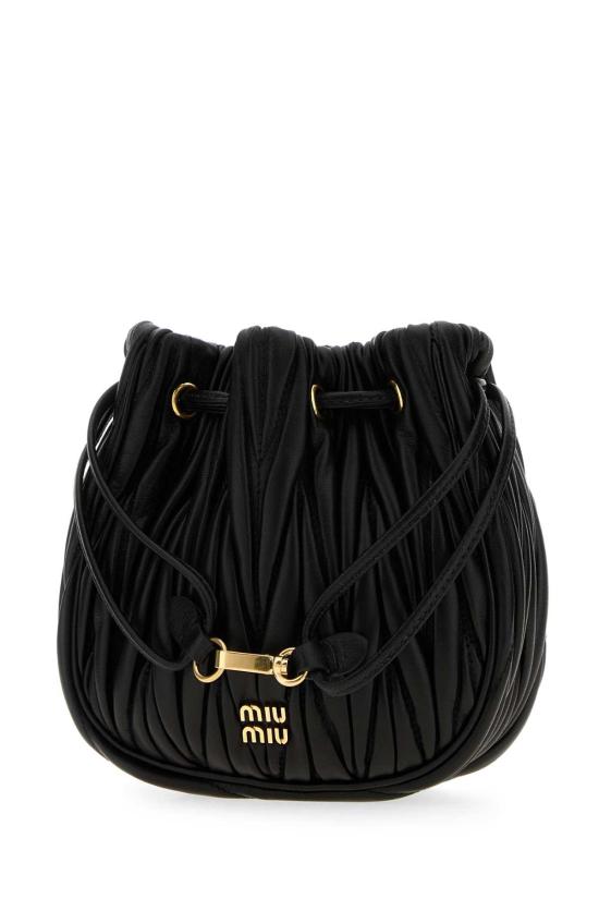 26SS 미우미우 나파 레더 파우치 5ND022AFPP F0002 NERO - MIU MIU