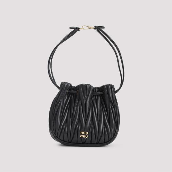 26SS 미우미우 나파 레더 파우치 5ND022AFPP F0002 NERO - MIU MIU