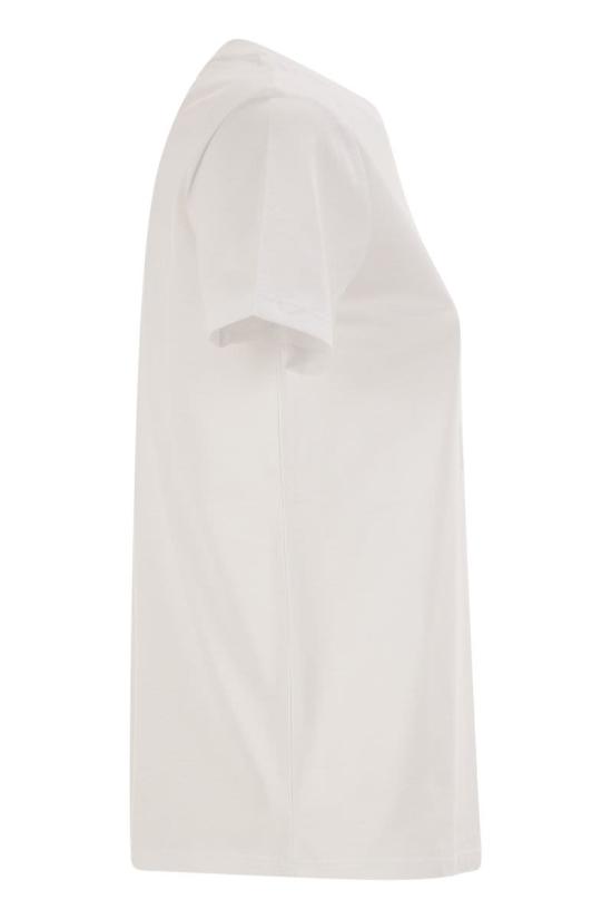 26FW 막스마라 파파이 코튼 저지 티셔츠 2621946051600 001 WHITE - MAX MARA