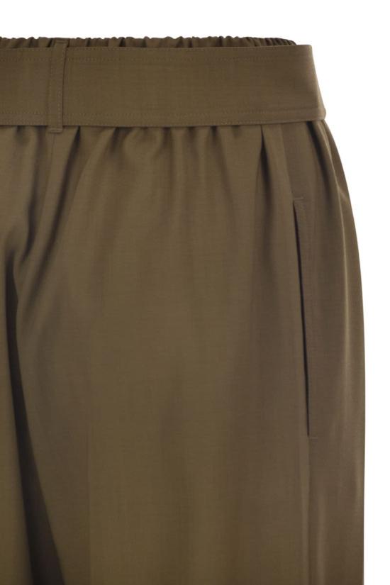 26FW 막스마라 트레이닝/조거 팬츠 2621136251600 015 KHAKI - MAX MARA