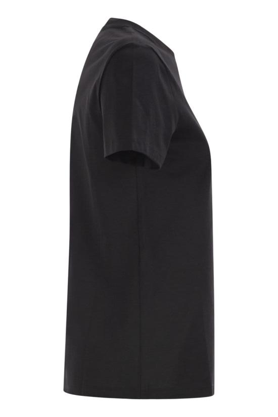 26FW 막스마라 파파이 코튼 저지 티셔츠 2621946051600 002 BLACK - MAX MARA