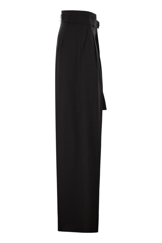 26FW 막스마라 스트레이트 팬츠 2626136021600 010 BLACK - MAX MARA