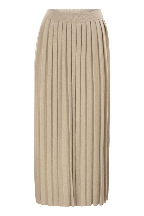 26FW 파비아나 필리피 롱 스커트 GND216F339D230 0167 BEIGE