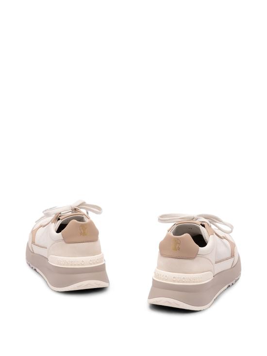 26FW 브루넬로 쿠치넬리 스니커즈 MZUSNEO355 CTG72 CREAM - BRUNELLO CUCINELLI