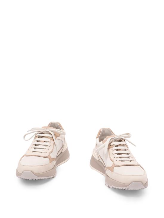 26FW 브루넬로 쿠치넬리 스니커즈 MZUSNEO355 CTG72 CREAM - BRUNELLO CUCINELLI