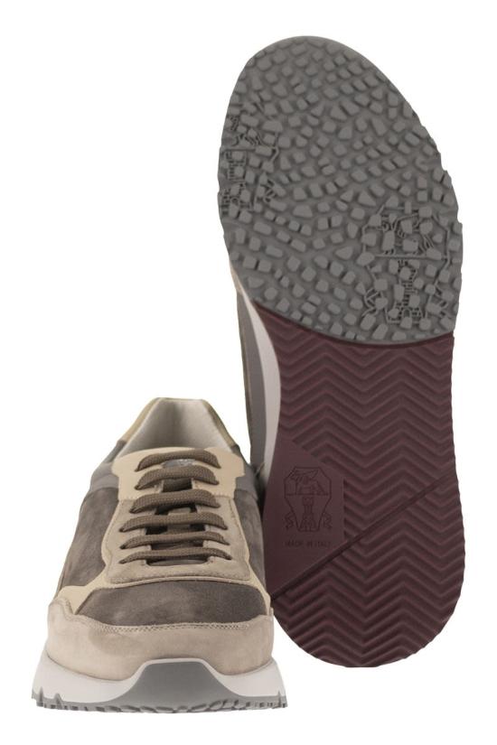26FW 브루넬로 쿠치넬리 스니커즈 MZUSNEO355 CYR60 GREY - BRUNELLO CUCINELLI