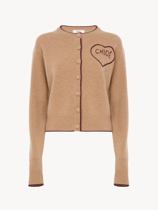 26FW 끌로에 가디건 CH26AMC15710 218 BLEACHED BROWN