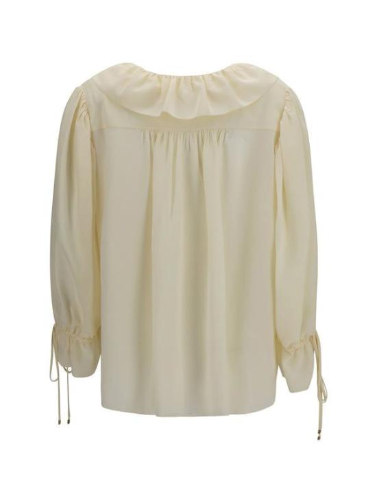 26FW 끌로에 블라우스 CH26AHT72005 114 PRISTINE WHITE - CHLOE