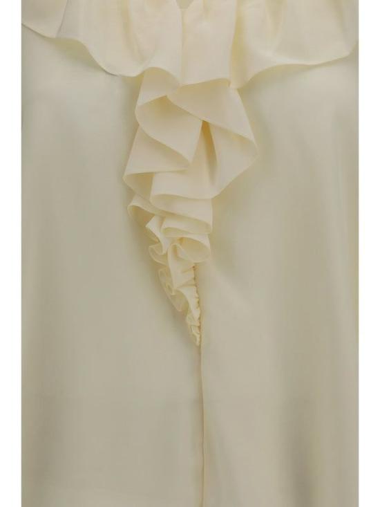26FW 끌로에 블라우스 CH26AHT72005 114 PRISTINE WHITE - CHLOE