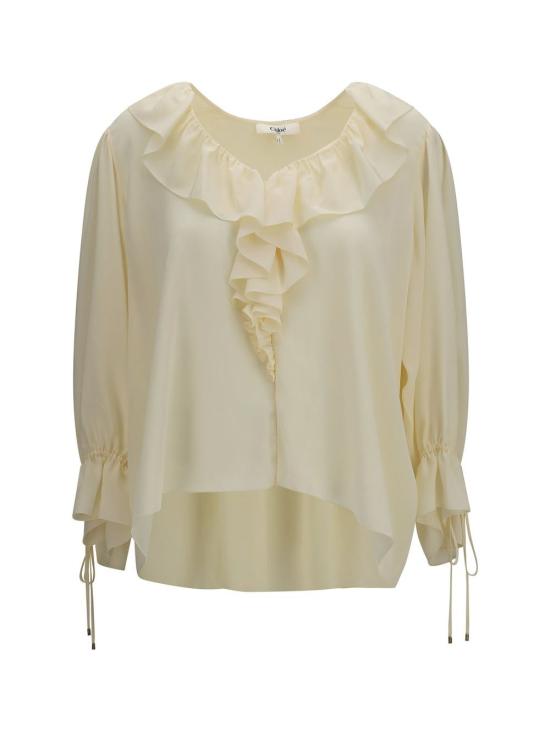 26FW 끌로에 블라우스 CH26AHT72005 114 PRISTINE WHITE