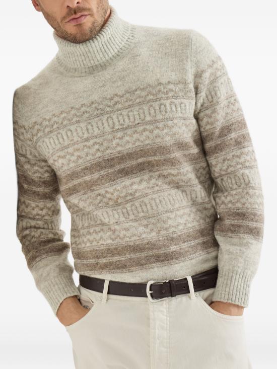 26FW 브루넬로 쿠치넬리 터틀넥 MTF710003 CBW82 - BRUNELLO CUCINELLI