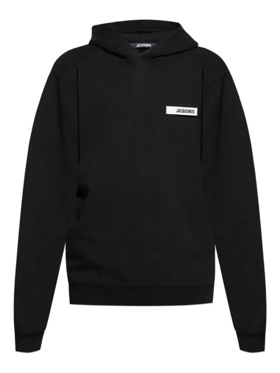 26FW 자크뮈스 그로그랭 후드 티셔츠 HOM00247AJ00126 990 BLACK