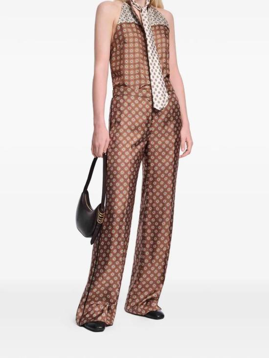 26SS 도로시 슈마허 스트레이트 팬츠 349203 077 BROWN BIG TIE - DOROTHEE SCHUMACHER