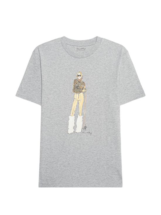 26SS UN-ARTIG 반팔 티셔츠 W25412503 HEATHER GREY
