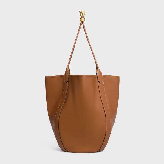 26SS 셀린느 라지 드롭 버킷백 L102H3341 GGB1 GOLDEN TAN - CELINE