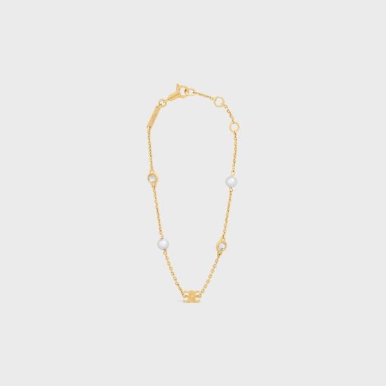 25SS 셀린느 네크리스 461JE6RPS 01GI GOLDIVORY 01GI GOLD IVORY