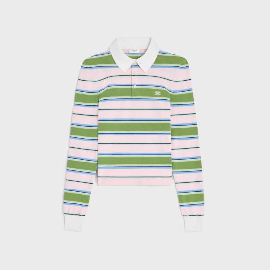 26SS 셀린느 스웨터 RY0TF3B21 GKF0 GREENBLUEPINK GKF0 GREEN BLUE PINK