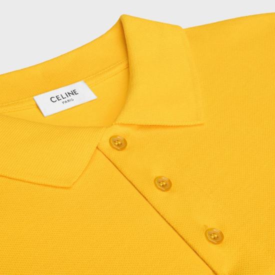 26SS 셀린느 반팔 티셔츠 RX0LF2L55 GKS5 POST IT YELLOWNAVY GKS5 POST IT YELLOW NAVY - CELINE