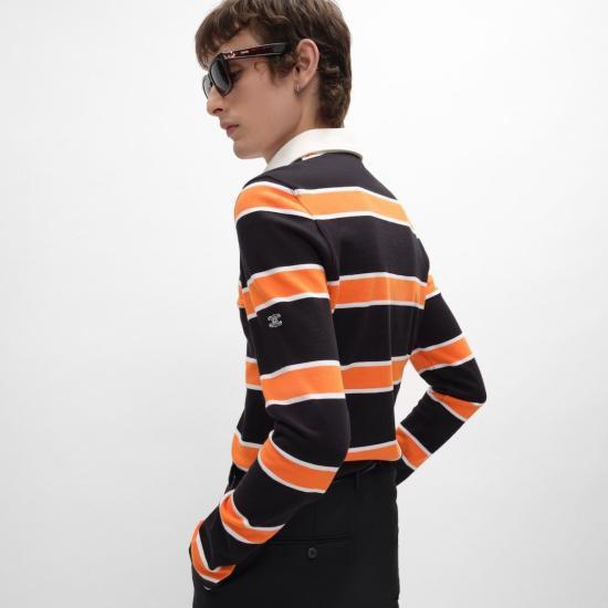 26SS 셀린느 스웨터 RX0M12K06 GDV4 BLACKWHITEORANGE GDV4 BLACK WHITE ORANGE - CELINE