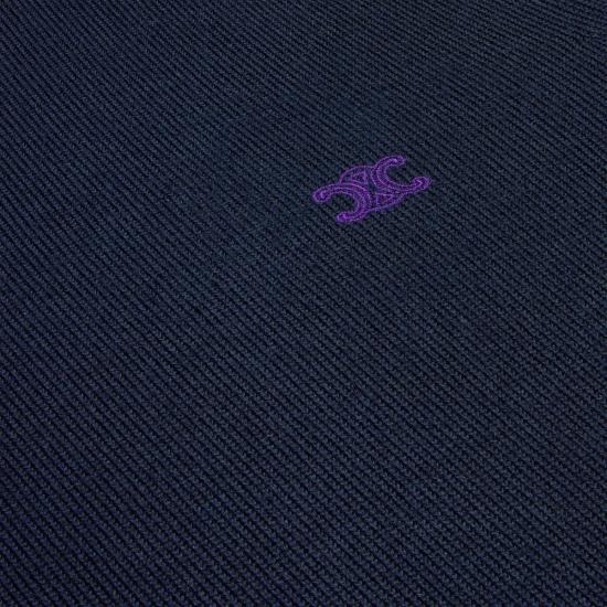 26SS 셀린느 스웨터 RY05K3G77 07MR NAVY - CELINE