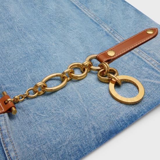 26SS 셀린느 데님 재킷 RV0ZV789D GDN7 MELON BLUE - CELINE