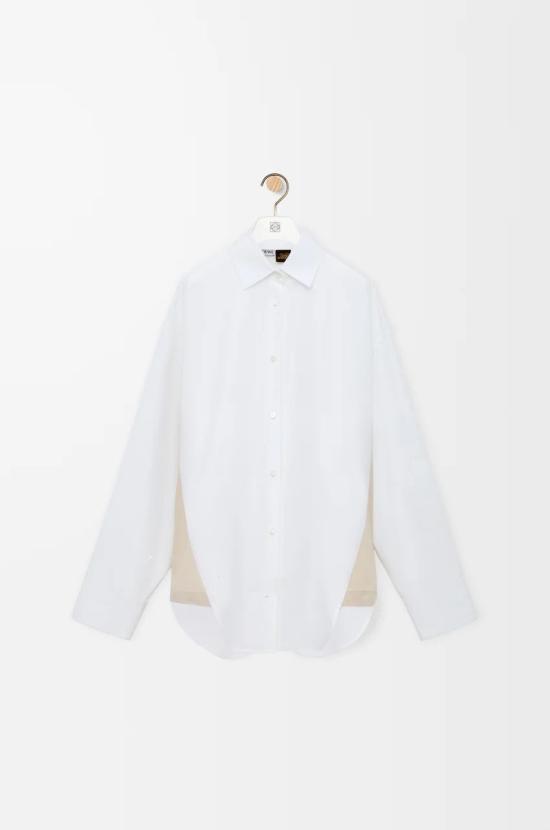 26SS 로에베 셔츠 S616Y05X58 2112 WHITE BEIGE