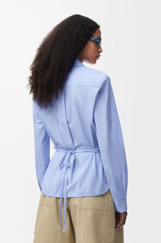 26SS 로에베 셔츠 S616Y05X72 4985 BLUE MULTICOLOR - LOEWE