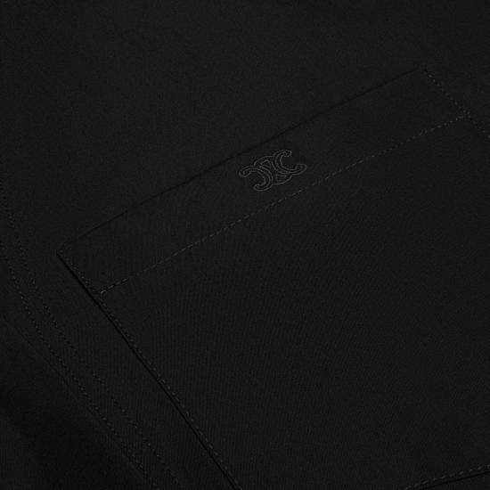 26SS 셀린느 미디 원피스 RR0LW0724 38NO BLACK - CELINE
