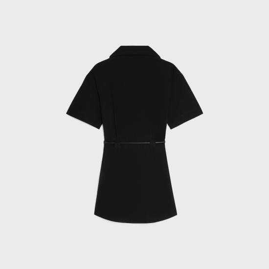 26SS 셀린느 미디 원피스 RR0LW0724 38NO BLACK - CELINE