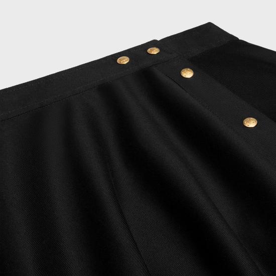 26SS 셀린느 스커트 RJ0A4539W 38NO BLACK - CELINE
